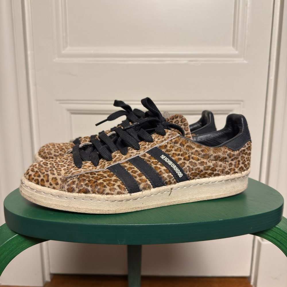 Adidas Animal Print Sneakers with Black Accents